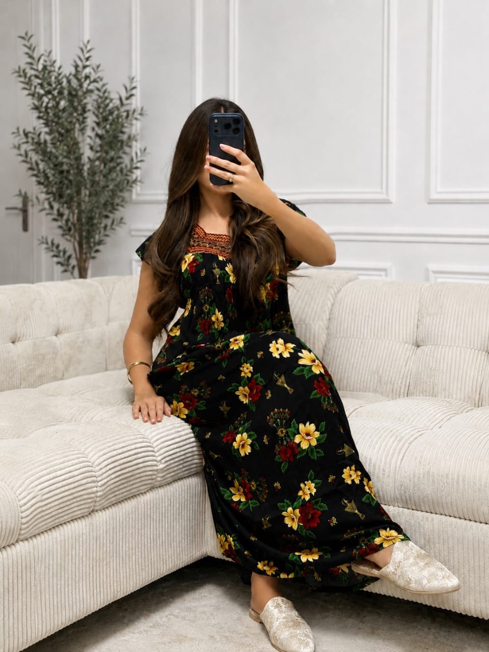 Robe tiziri floral