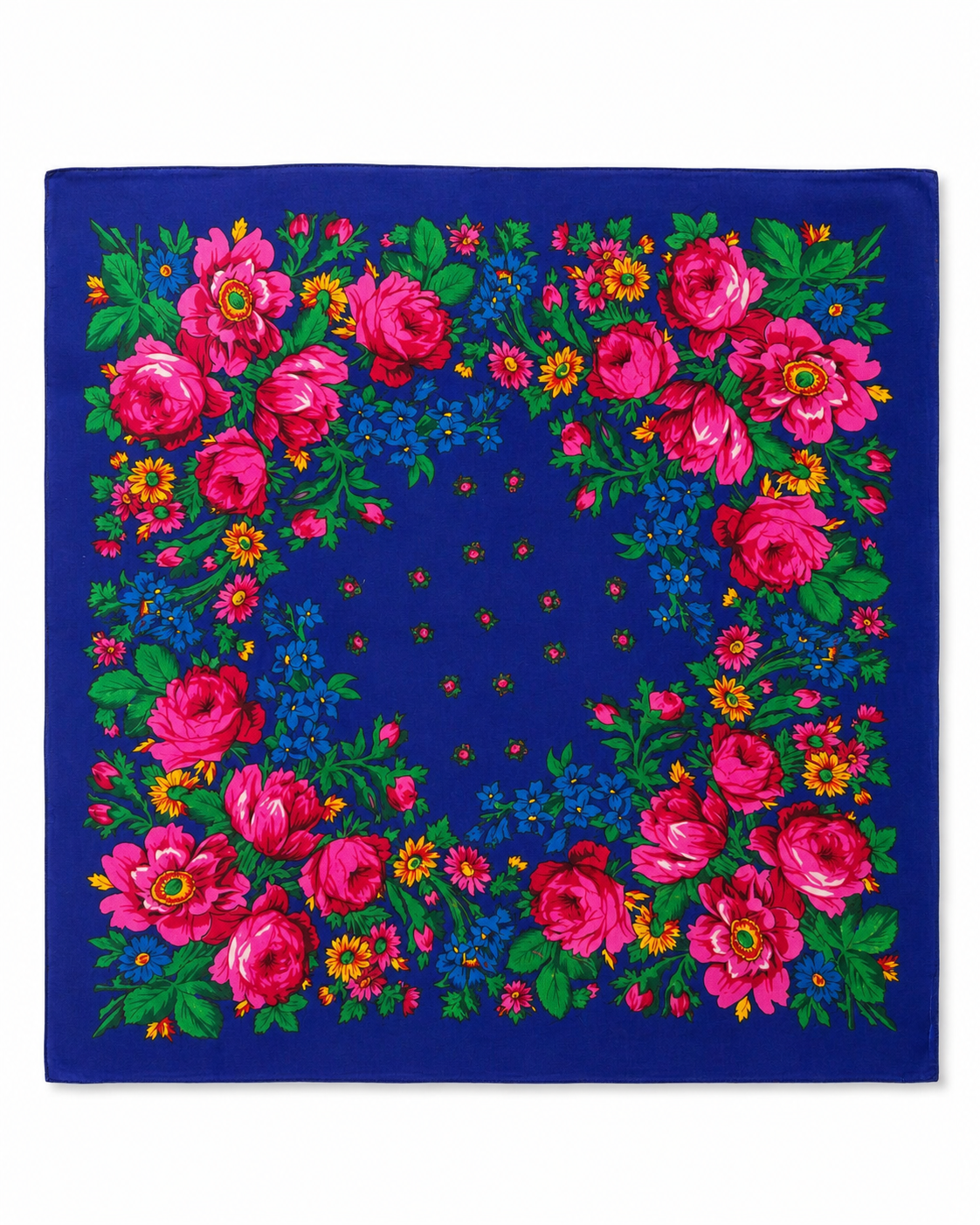 Foulard kabyle traditionnel bleu Roi — Best-seller