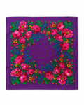Foulard kabyle traditionnel violet — Best-seller
