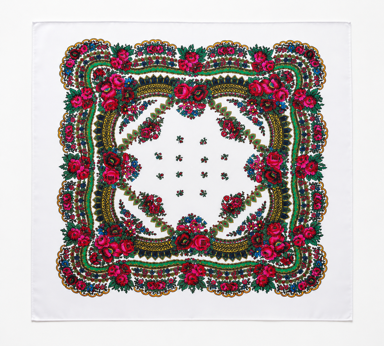 Foulard kabyle traditionnel blanc — Best-seller