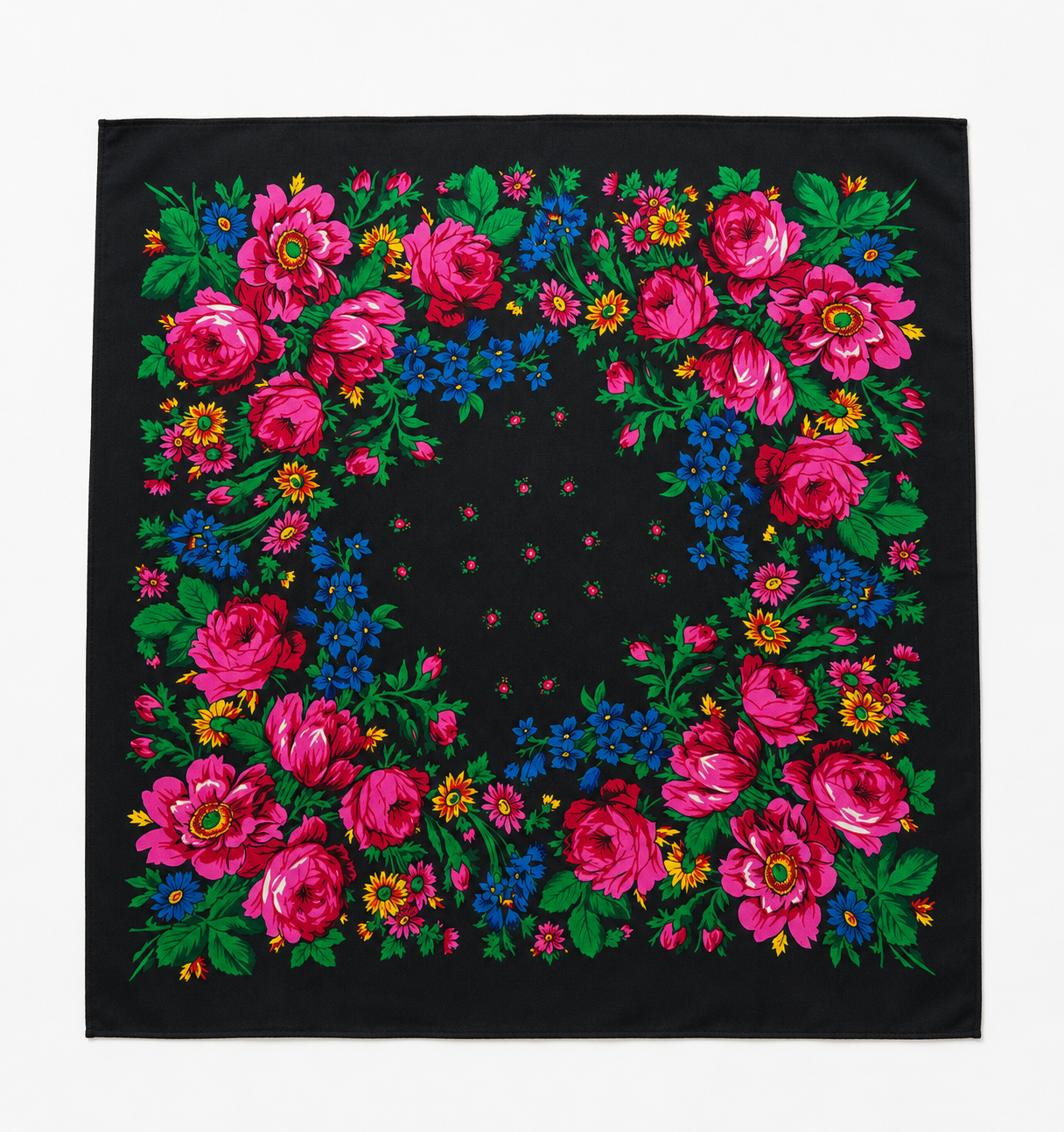 Foulard kabyle traditionnel Noir — Best-seller
