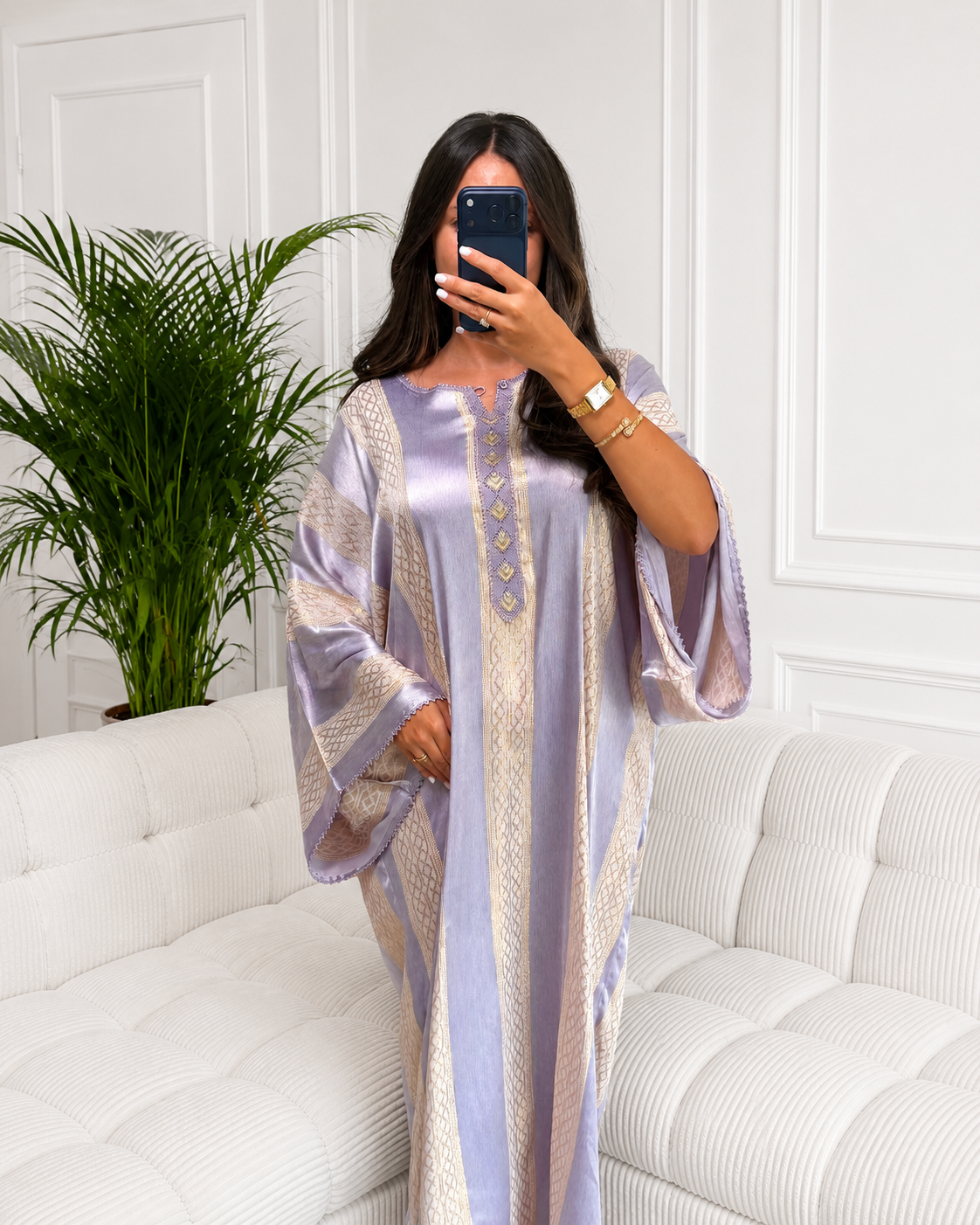 Gandoura Jawhara Oversize Lila