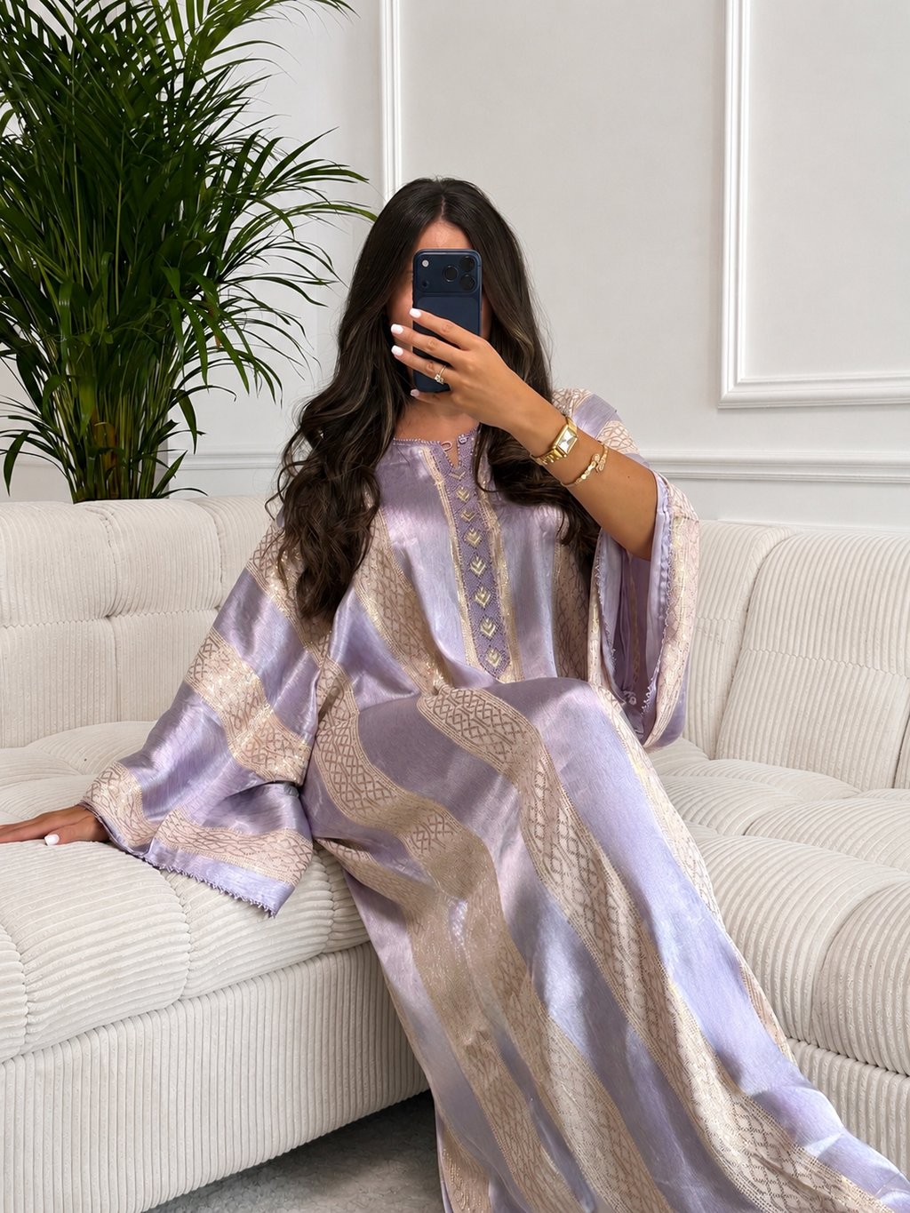 Gandoura Jawhara Oversize Lila