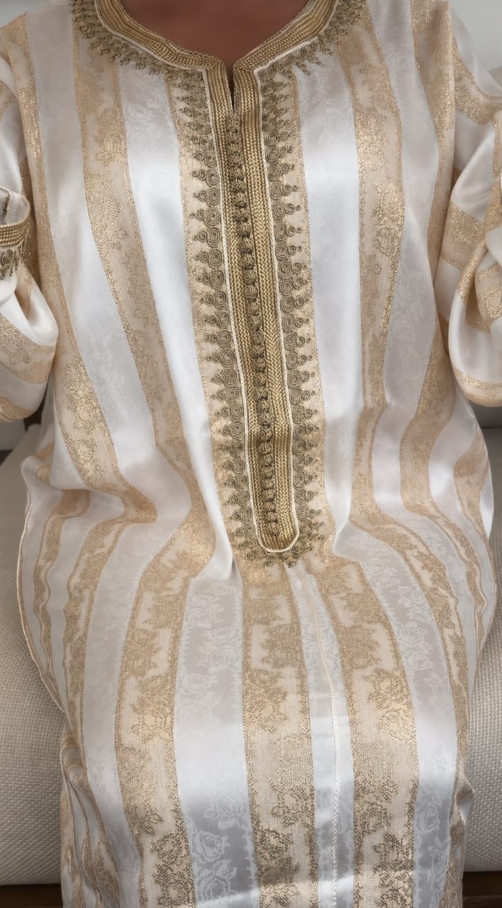 Gandoura Jawhara Blanche