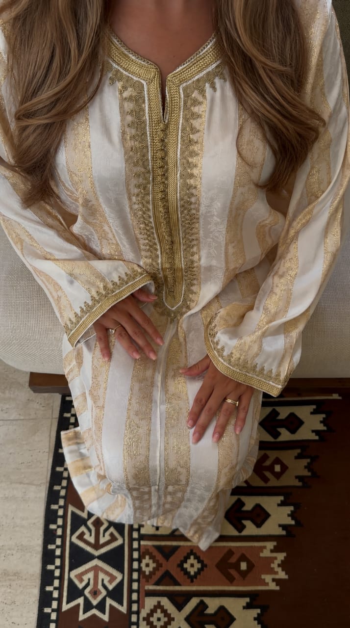 Gandoura Jawhara Blanche
