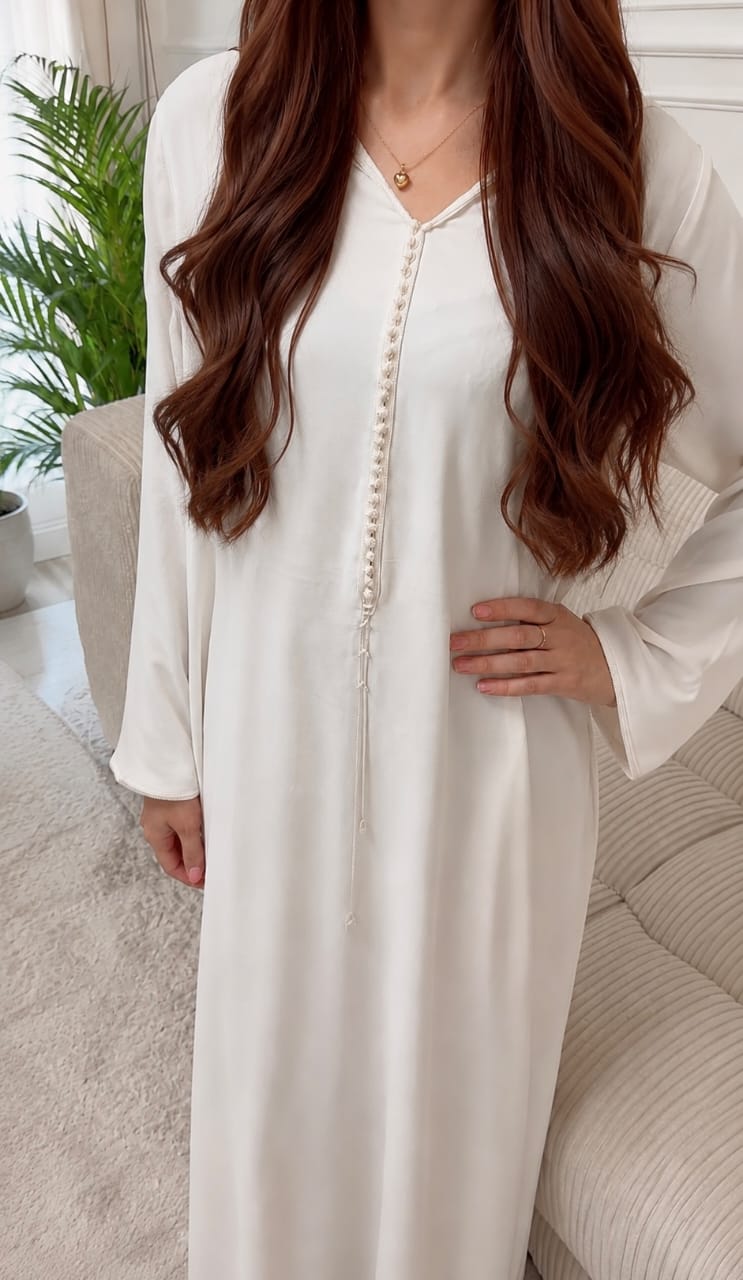 Jellaba Linda Blanche