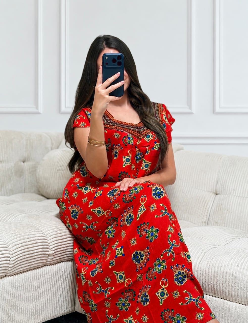 Robe Tiziri Amazigh Rouge