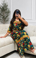 Tannengrünes Kleid Amel
