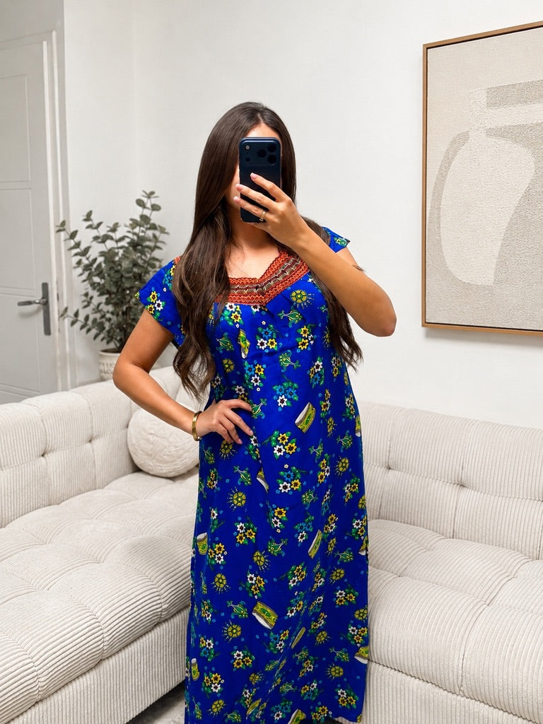 Robe Tiziri Amazigh Bleue