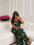 Robe Tiziri Vert Pampa