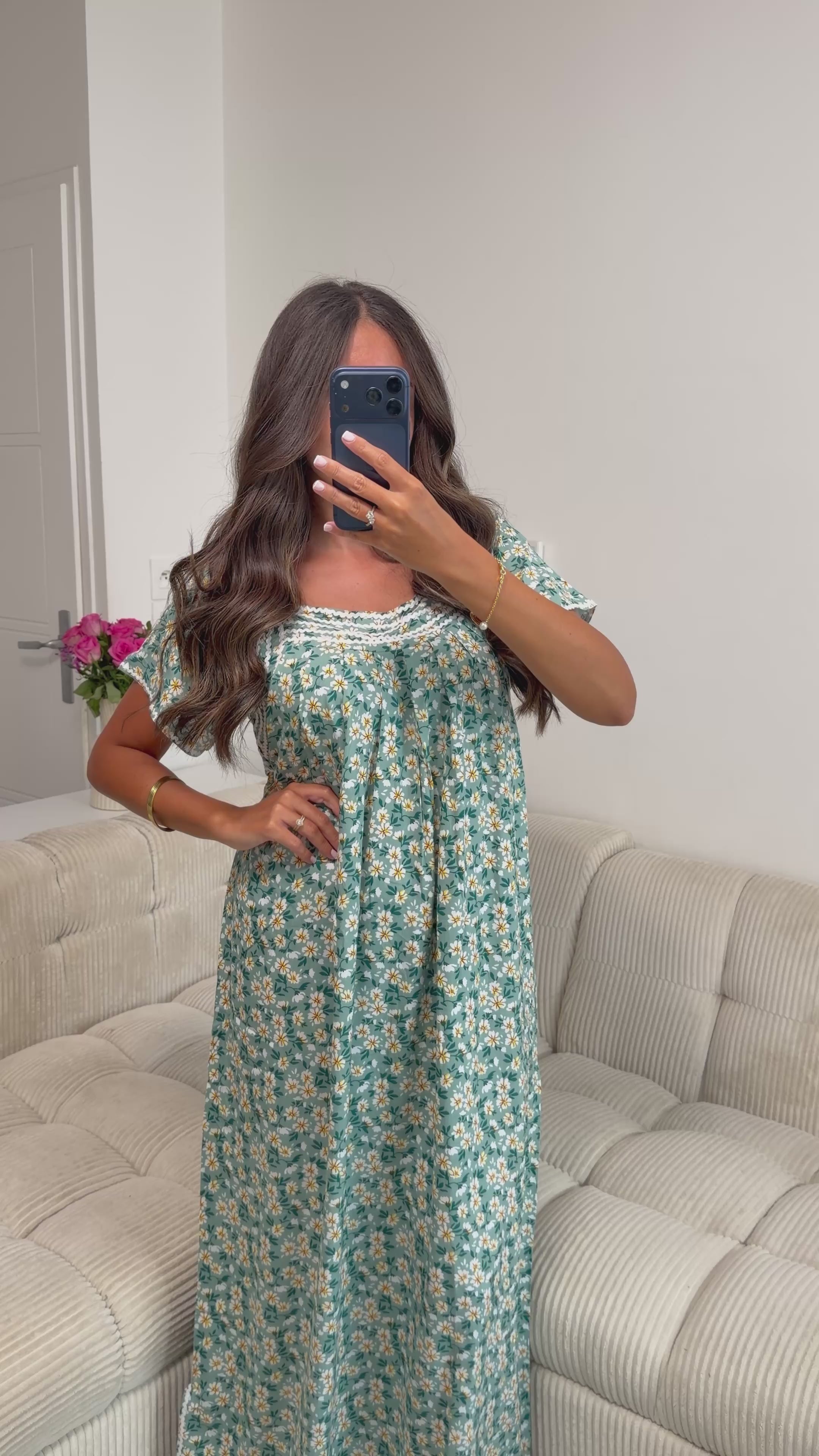 Robe Premium Katia Azura 🩵