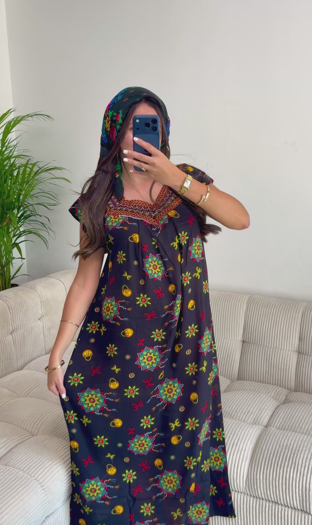 Robe Tiziri Amazigh Noire