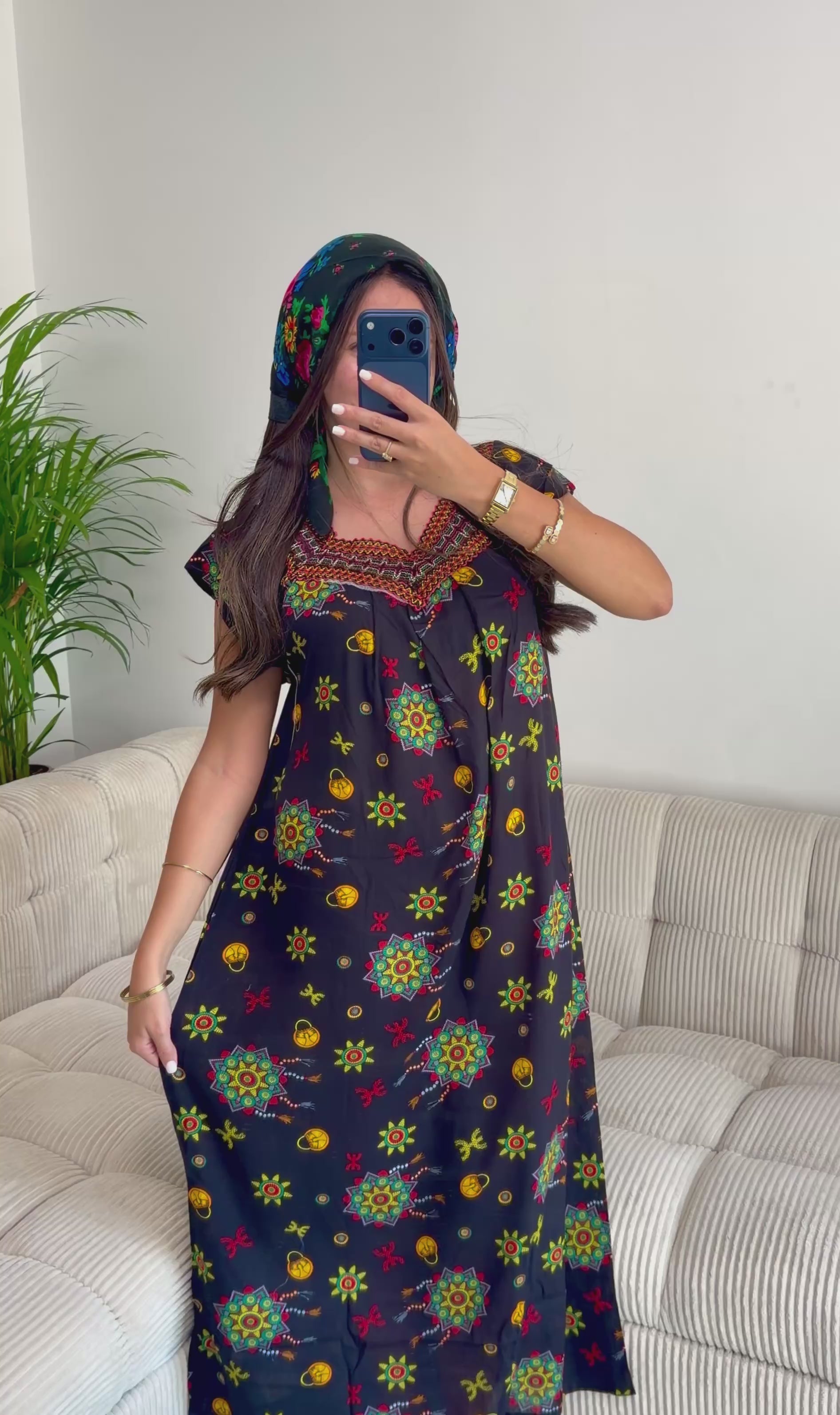 Robe Tiziri Amazigh Noire